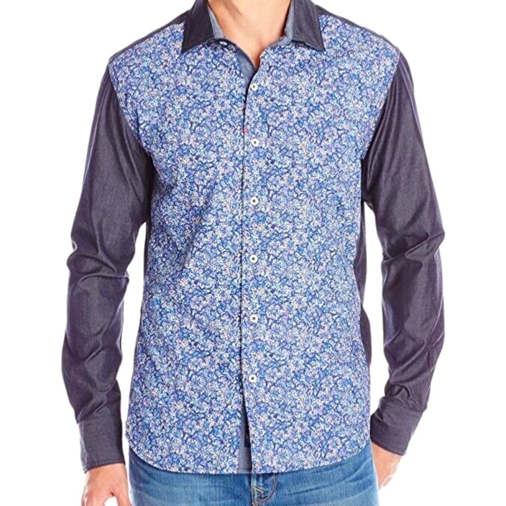 ROBERT GRAHAM LONG SLEEVE BUTTON DOWN.
